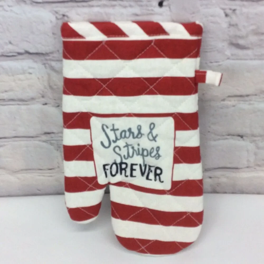 🇺🇸Patriotic 🇺🇸3 Pc. Kitchen Set 4th Of July Dish Towel Pot Holder Oven Mitt